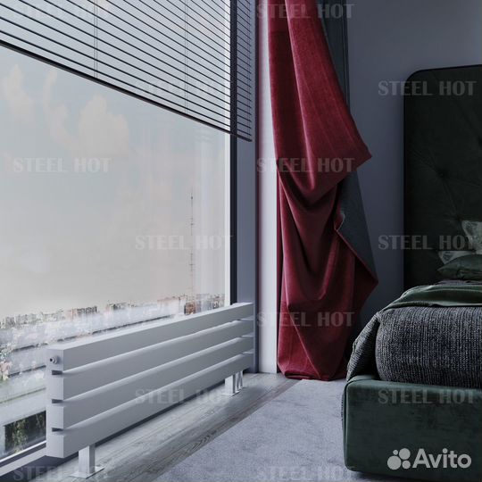 Напольный дизайн радиатор Steel-Hot от производите