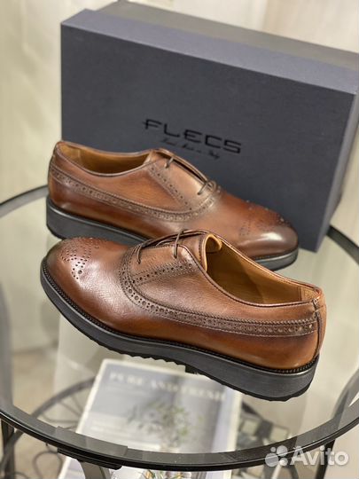 Стиляжные Оксфорды Flecs раз 39-45 made Italy