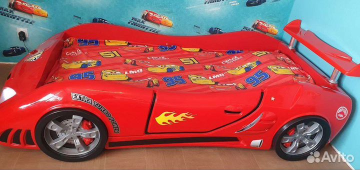 Кровать машина с подсветкой