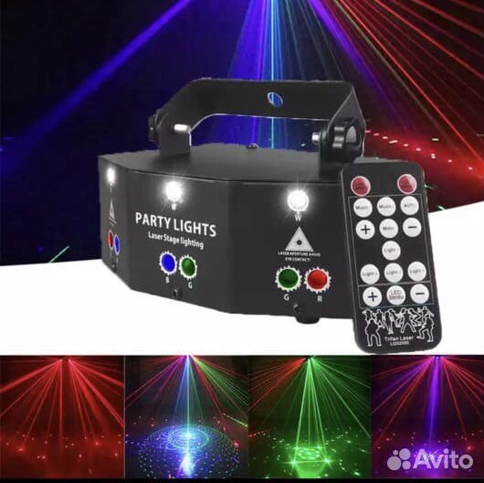 Проектор лазерный светомузыка