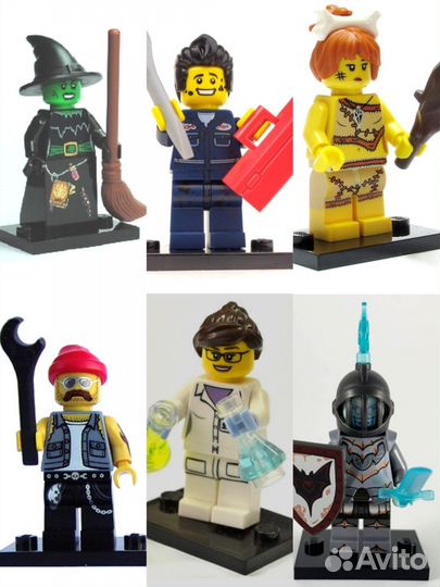 Lego минифигурки из разных серий
