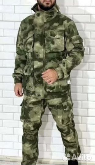 Костюм горка демисезонный на флисе мох