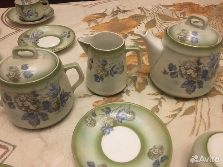 Чайный сервиз товарищества Кузнецова