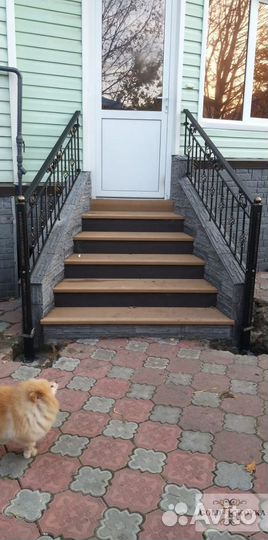 Кованые перила на крыльцо