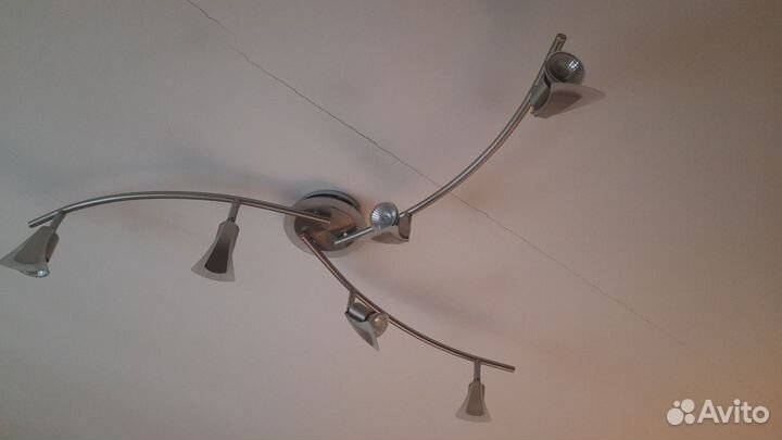 Люстра потолочная плоская