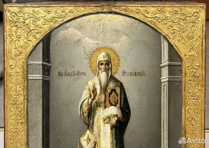 Икона Святой Алексий Митрополит Московский