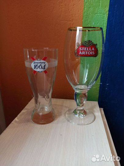 Пивные бокалы стаканы стекло
