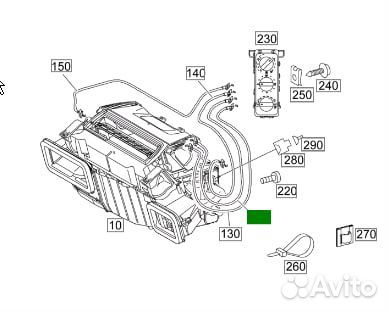 Трос заслонки обдува ветрового стекла Камаз 5490