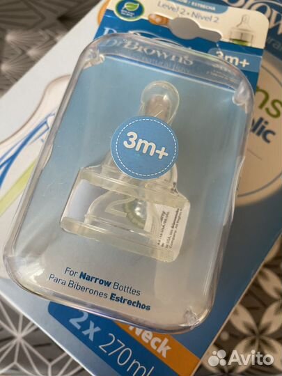 Соски бутылочные dr browns