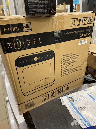 Компактная посудомоечная машина zugel ZDF461W