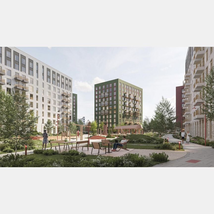 1-к. квартира, 38,1 м², 1/9 эт.