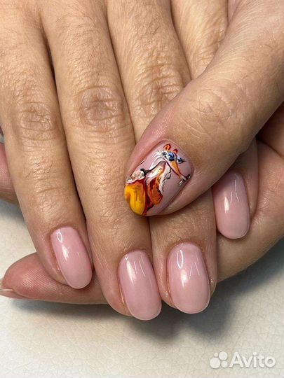 Маникюр и педикюр с покрытием гель-лак