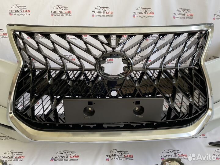 Lexus LX570 2008-2015 Бампер стиль 2016+ TRD X4OV9