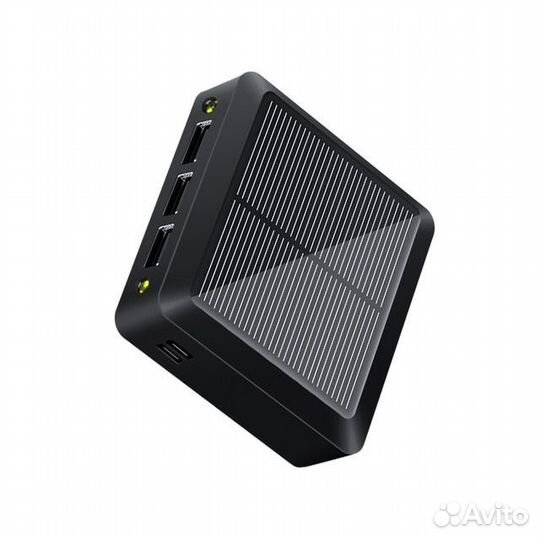 Внешний аккумулятор на солнечной батарее 3 USB