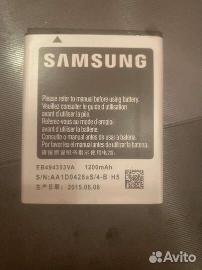 Аккумулятор для телефона samsung
