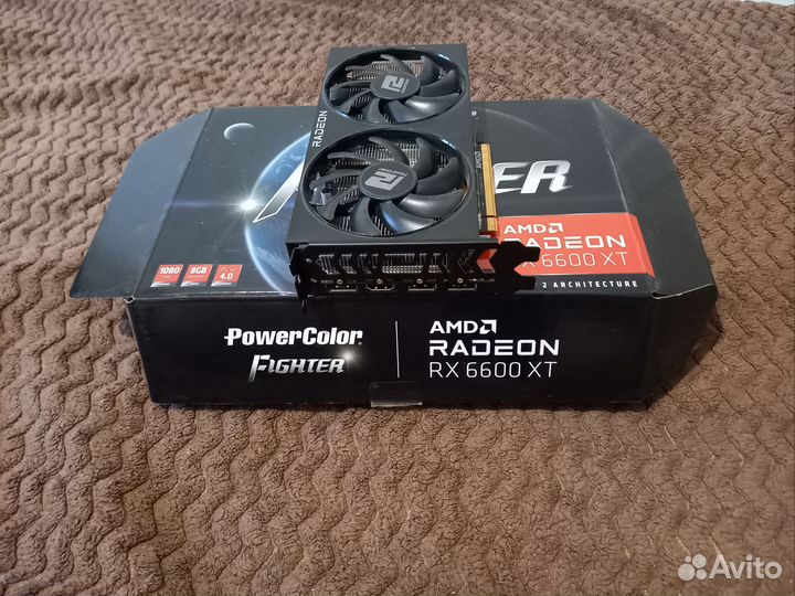 Игровая видеокарта AMD radeon RX6600XT(Powercolor)
