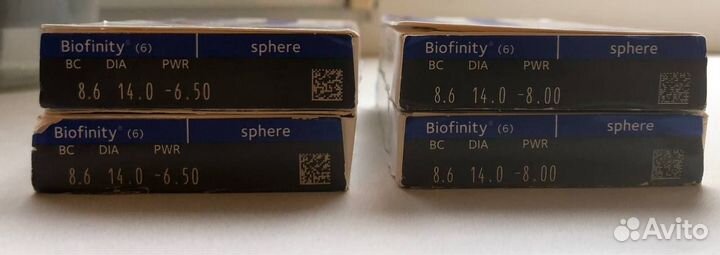 Линзы контактные Biofinity