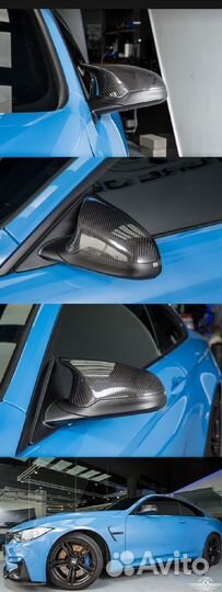 Накладки на зеркала карбон BMW M4 F83
