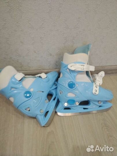 Коньки раздвижные размер 27-30