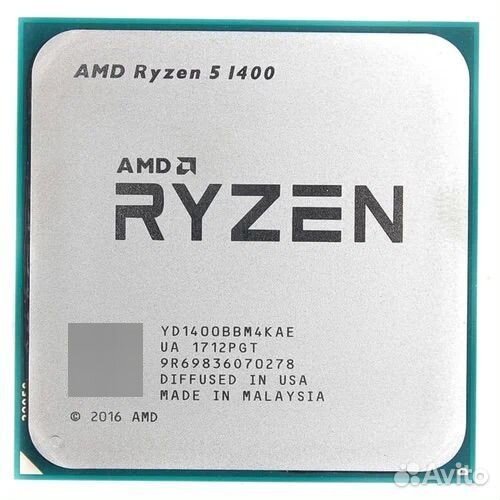 Процессор AMD Ryzen 5 1400 для пк