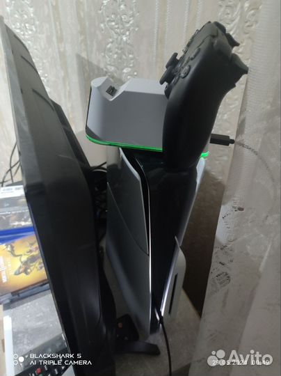 Sony playstation 5 ps5 с дисководом 2 джойстика