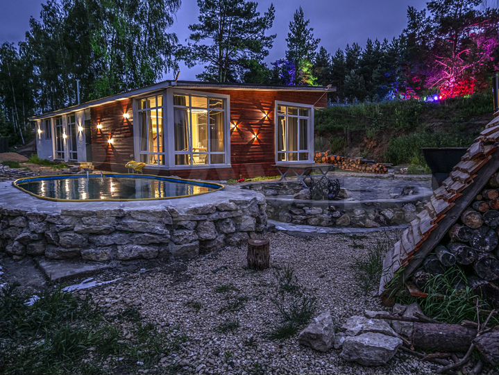 Коттедж 150 м² на участке 2 га