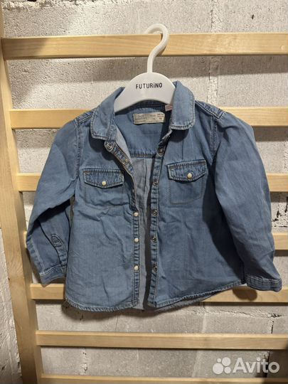Рубашка джинсовая для девочки Zara 92