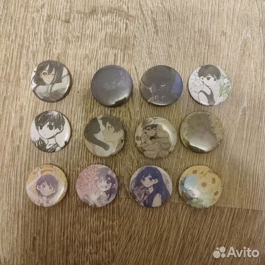 Аниме значки маленькие 37 мм