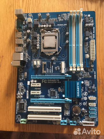 Материнская плата gigabyte GA-Z77P-D3 купить в Москве | Электроника | Авито