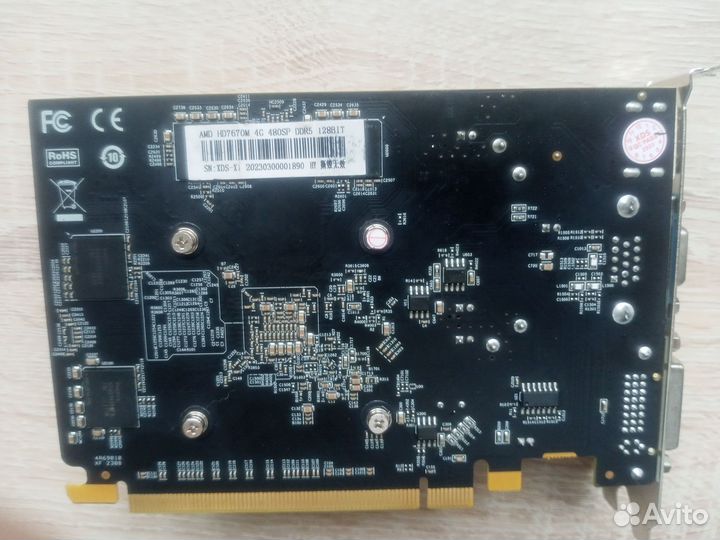 Видеокарта AMD HD 7670M 4G