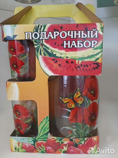 Набор кувшин+стаканы