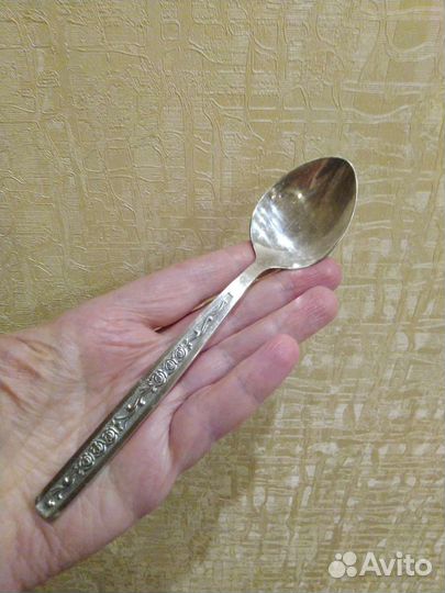 Ложки десертные мельхиор с серебрением 70-е гг