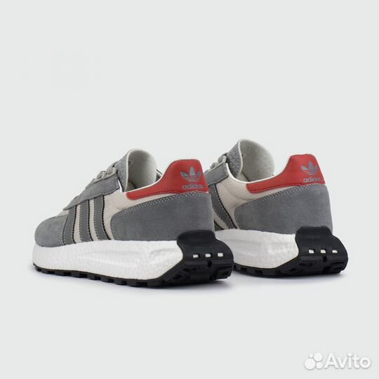 Кроссовки Adidas Retropy E5 Grey / White / Red