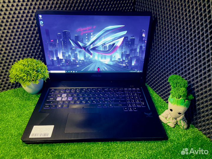 Ноутбук asus TUF 17.3 Ryzen5/8/SSD256/GTX1050
