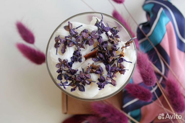 Ароматическая свеча ручной работы