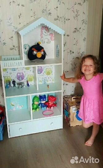 Домик кукольный с ящиком Новый