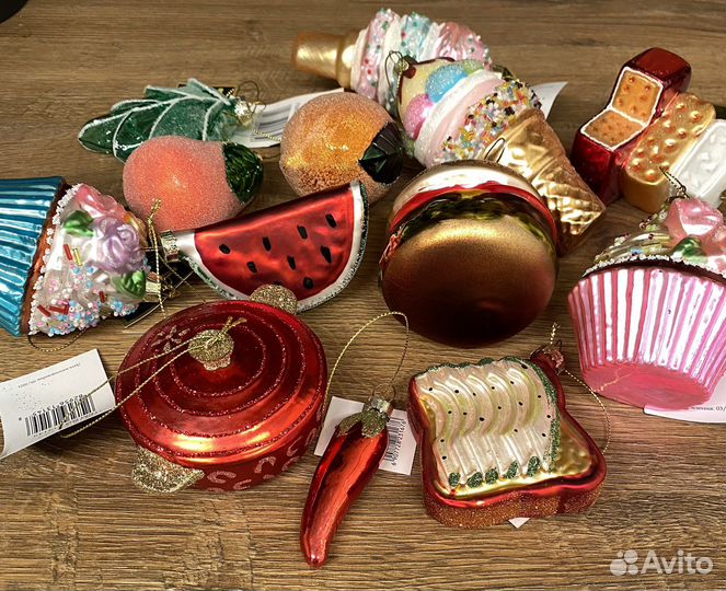 Елочные игрушки стекло