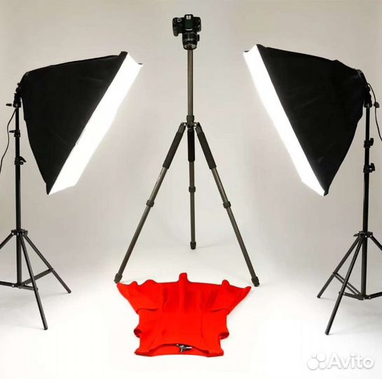 Комплект 2-х софтбоксов постоянного света под Е27