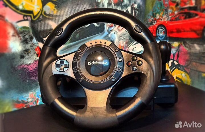 Игровой руль Defender Forsage Drift GT