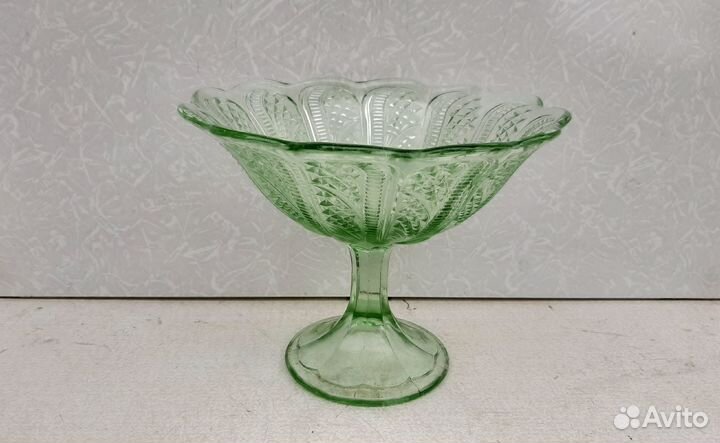 Ваза фруктовница конфетница на ножке СССР