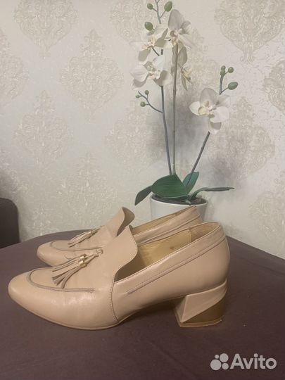 Лоферы женские 38 размер натуральная кожа