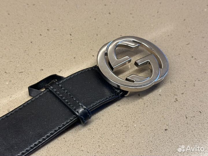 Ремень мужской Gucci черный