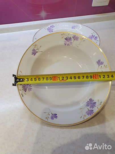 Тарелки суповые СССР 4 шт