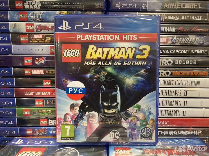 PS4 диск Lego Batman 3: Покидая Готэм,новый,в упак