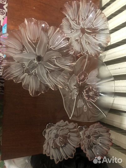 Ваза богемское стекло