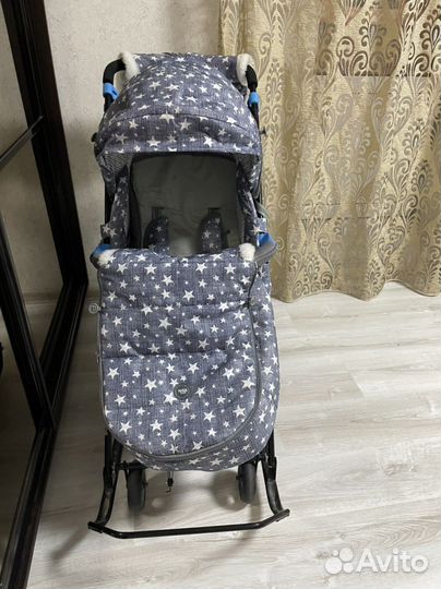 Санки коляска nika