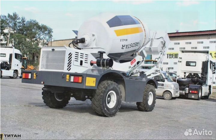 Доставка бетона миксером