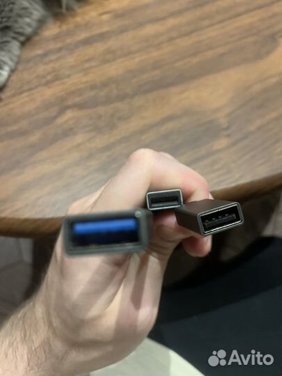 USB C хаб/hub otg to USB A 3.0 MicroSD/SD/TF