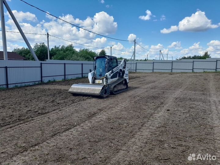 Выравнивание участка Вспашка земли Удаление пней