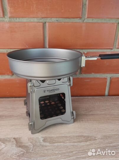 Титановая походная сковородка